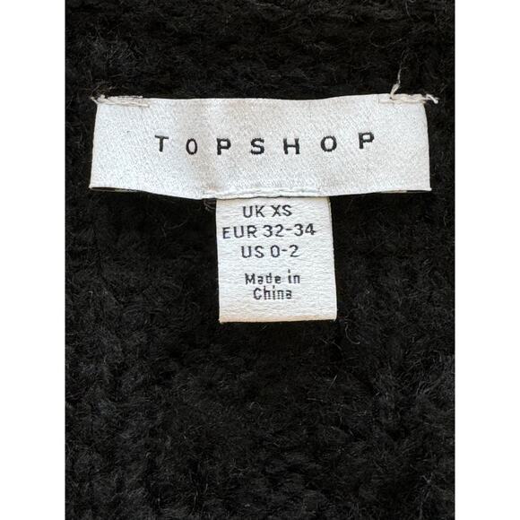 New ~ ASOS , TOPSHOP ~ Knitted Textured Cable Sweater Size 0-2 - Picture 7 of 7